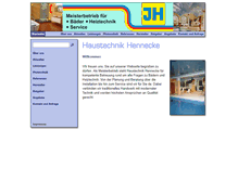 Tablet Screenshot of haustechnik-hennecke.com